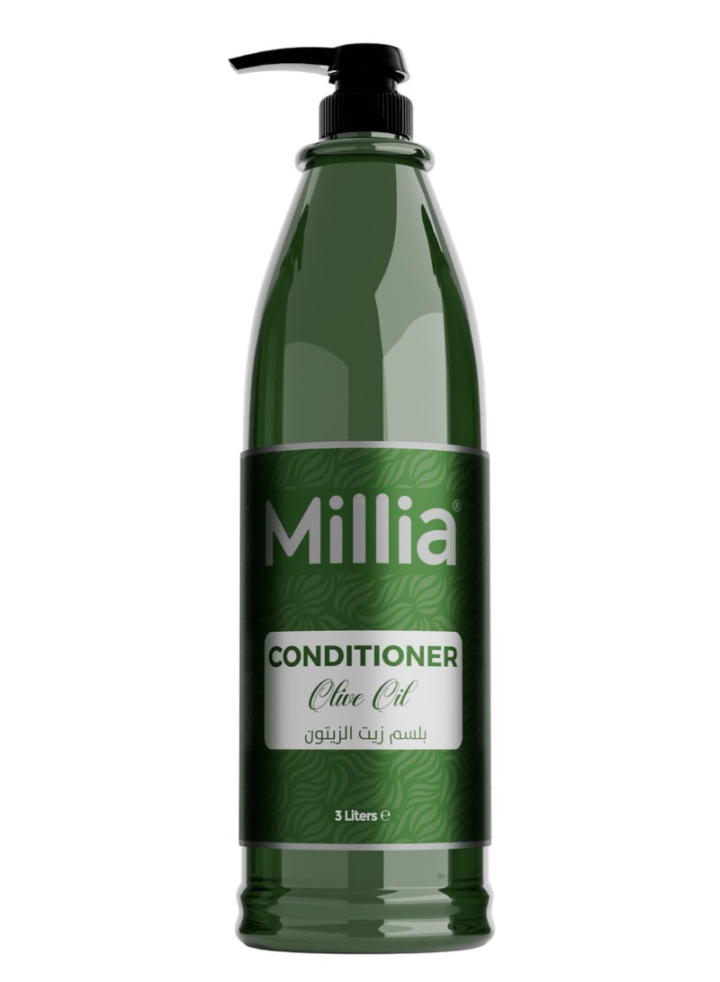 Millia Olive Oil Conditioner 3 Litre – Softening & Shine Care