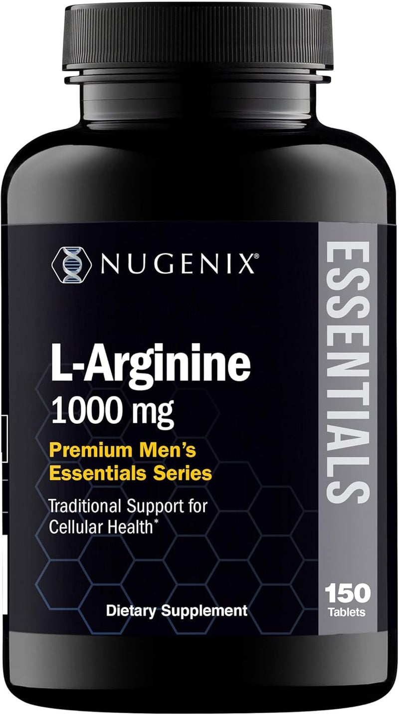 Nugenix Essentials LArginine Amino Acid Supplement 1000 mg 150 Tablets - Image 1