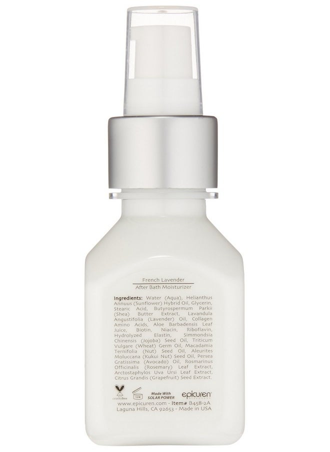 epicuren DISCOVERY Epicuren Discovery French After Bath Body Moisturizer, Lavender, 2 oz.  - Image 3
