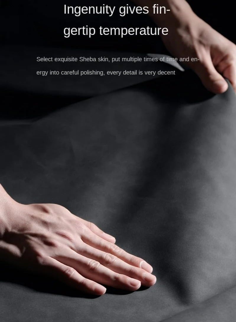 general Case Compatible with Motorola Edge 50 Pro, Plain Leather Case Anti-fingerprint Matte Silicone Bumper Shockproof Protective Back Cover for Motorola Edge 50 Pro - Image 3