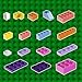 RWDTER 500 Piece Classic Building Bricks and 1 Green Baseplate Compatible with Lego and Other Major Brands Mixed Bricks Bulk Creative Building Toys Blocks Bulk for Kids Ages 6 Girls Color - Image 4