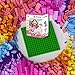 RWDTER 500 Piece Classic Building Bricks and 1 Green Baseplate Compatible with Lego and Other Major Brands Mixed Bricks Bulk Creative Building Toys Blocks Bulk for Kids Ages 6 Girls Color - Image 2