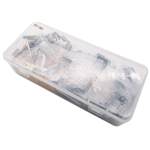 CKPSMS brand-73PCS Presser Foot&Screw Compatible with/Replacement for JUKI Brand DDL-5550,DDL-8500,DDL-9000,TL98E,TL-98Q,TL-2010Q Singer Brand 31-15,195K,196K Single Needle High Shank Sewing Machine - Image 3