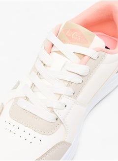 Lee Cooper Women's Panelled Sneakers with Lace-Up Closure  - Image 4