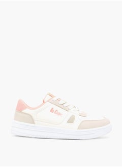 Lee Cooper Women's Panelled Sneakers with Lace-Up Closure  - Image 3