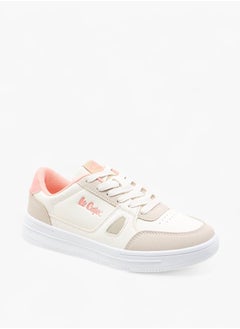 Lee Cooper Women's Panelled Sneakers with Lace-Up Closure  - Image 2