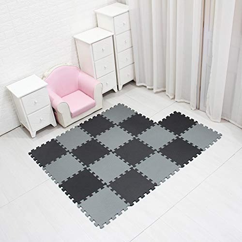 MQIAOHAM 18 Pieces Puzzle Play Mats Soft Baby Play Mat Kids Interlocking Foam Floor Tiles Toddlers Carpet Playmats G301018104112 - Image 5