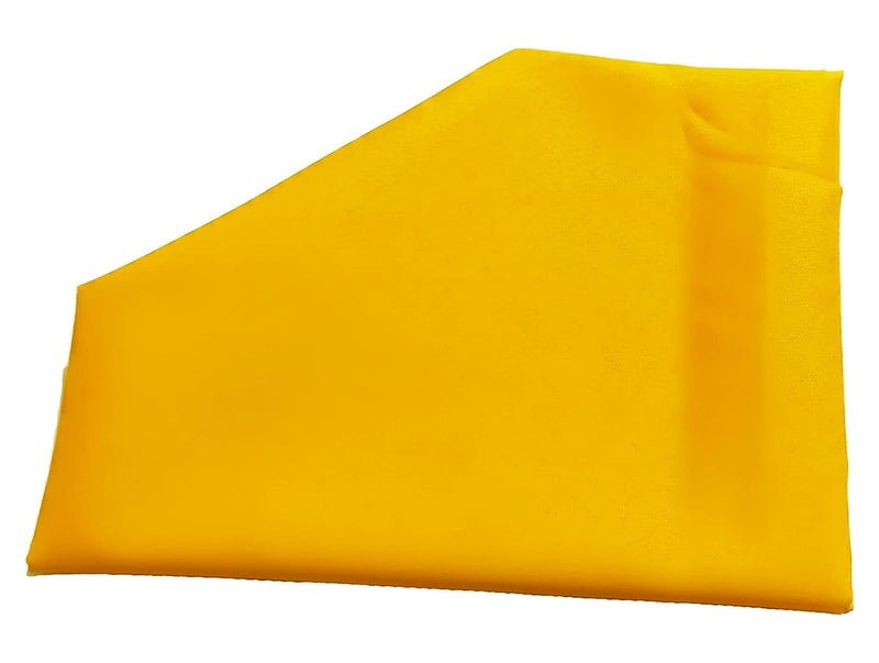 Generic Yellow Cloth for Pooja puja Cotton Cloth Kapda for Mandir Asana Cloth Altar Cloth Puja Ka Kapda or Pooja Item Plain Cotton Cloth for Poojan Aasan Pooja Special 1 Meter Color Yellow 1 Metre sw10  - Image 2