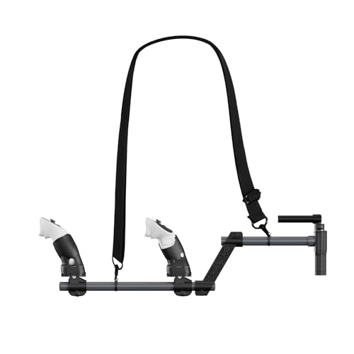 Hounyoln Gun Stock for Meta Quest 3, Compatible with VR Meta Quest 3s Controller Grips for Enhance Stability and Control Magnetic Stock Rifle Adapter (Black) - Image 1