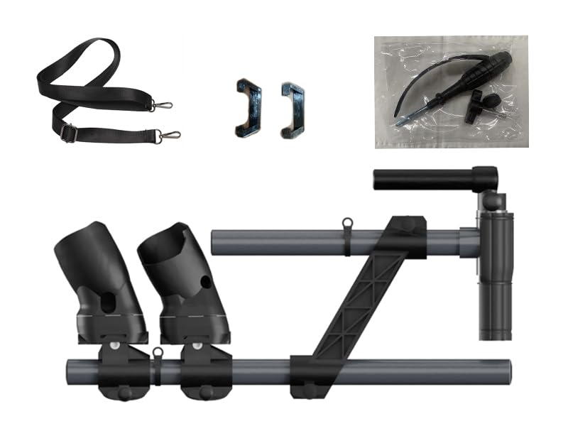 Hounyoln Gun Stock for Meta Quest 3, Compatible with VR Meta Quest 3s Controller Grips for Enhance Stability and Control Magnetic Stock Rifle Adapter (Black) - Image 2