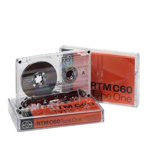 RTM Industries RTM C60 | Type One 60 Minute Blank Music Cassette | Ideal for Audio Recording | Studio Quality | Single Cassette - Image 2