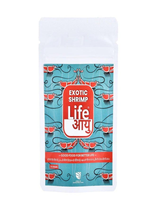 7pets Life AAYU Shrimp Exotic Food | Ayurvedic Handmade Feed for Crystal Red & Caridina Shrimp | Boosts Breeding, Molting & Immunity | (15 GMS, Exotic) - Image 1