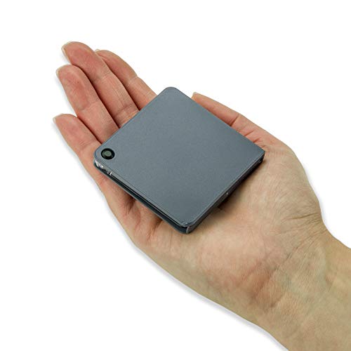 Carson Magniflip Plus 2.5X/5X/7X Flip-Open Magnifier with Built-in Protective Case (GN-44), Grey, Single Pack - Image 2