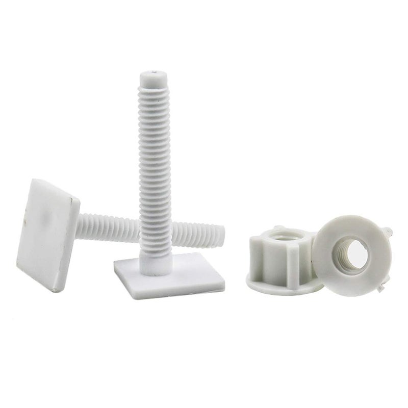 Treely 2Pcs Toilet Seat Hinge Bolts Screws for Top Mount Toilet Seat Hinges Universal