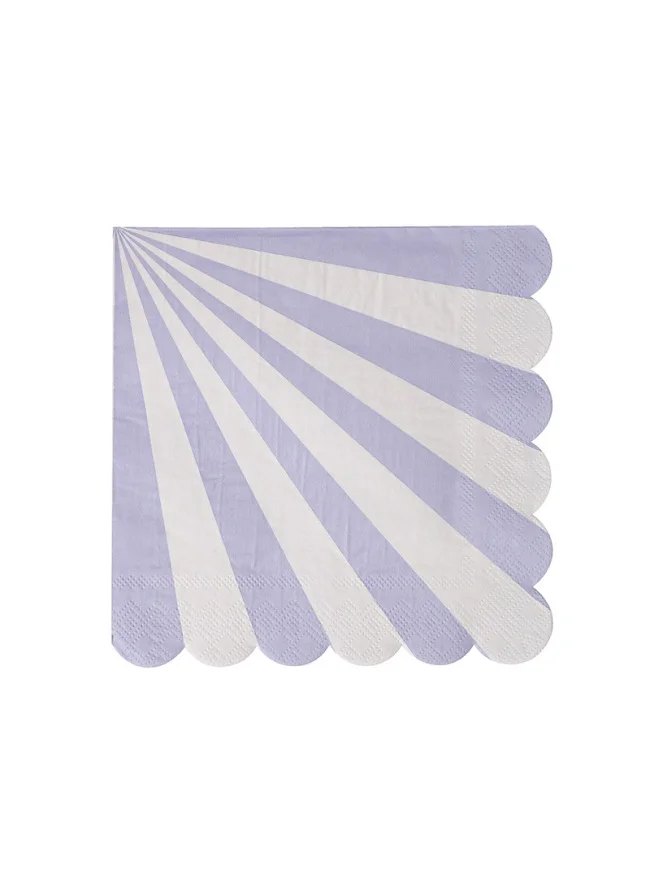 Meri Meri Lavender Striped Small Napkin