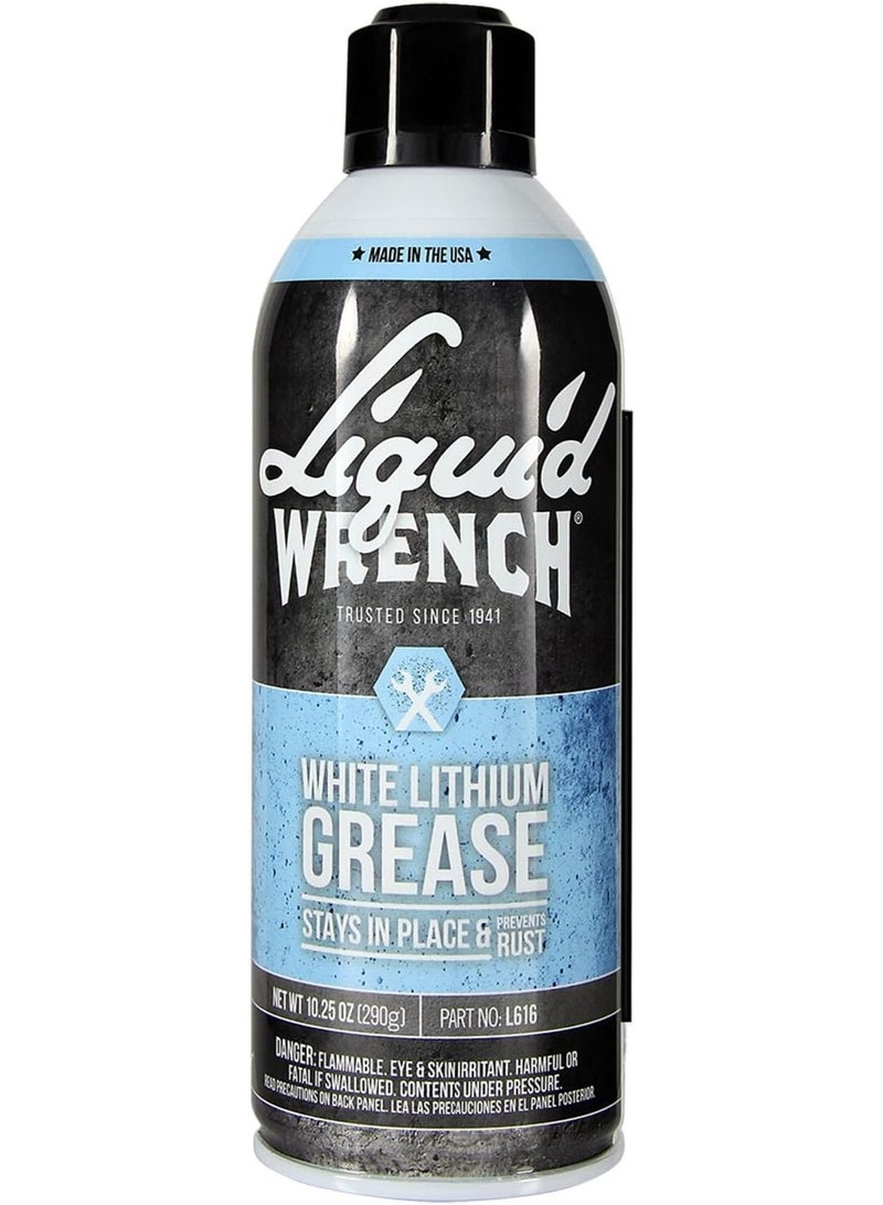 LIQUID WRENCH White Lithium Grease Stay In Place Prevent Rust And Reduce Friction 290G - Image 1