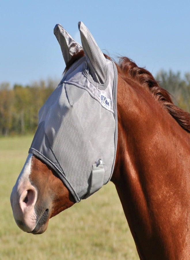 Cashel Crusader Fly Mask with Ears,Gray,Weanling - Image 1