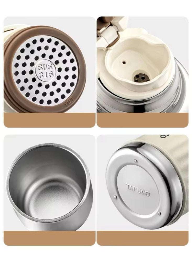 Tafuco Japanese Premium Quality Stainless Steel Water bottle, Back to school, Perfect Gift for Him and Her - 500ml, Lavender - Image 3