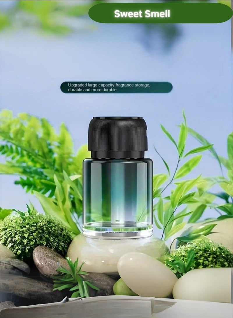 JAJEEK Car Fragrance Essential Oil Diffuser with Starry Projection Light – Mini USB-Powered Cool Mist Aromatherapy Humidifier, 160ml Tank for Home, Office, Bedroom & Vehicle Use, Relaxing Mood Light, Air Purifier & Quiet Operation – Green  - Image 3