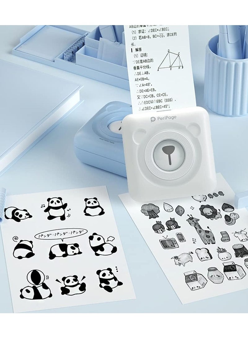 Peripage Mini Printer Paper Sticker, Self-Adhesive Thermal Paper colorless Sticky Paper for PeriPage A6 Printer, Waterproof, Oilproof, Scratchproof, Box Pack, 3 Roll, 3.5m/roll - Image 4