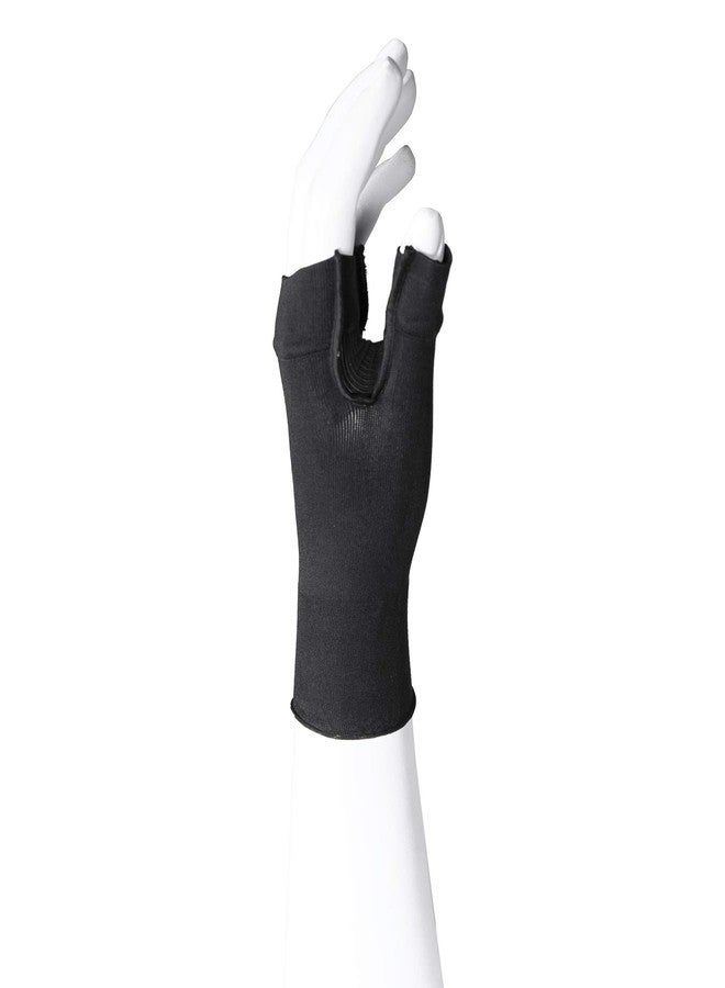 NuVein 20-30 mmHg Compression Lymphedema Gauntlet, Medical Hand Glove Support for Post Surgical Swelling Recovery, Black, Small - Image 1