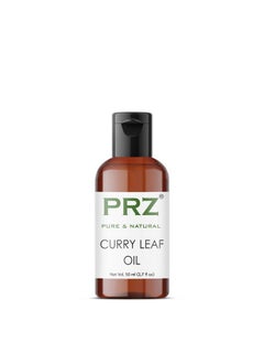 PRZ Curry Leaf Essential Oil (50Ml) Pure Natural & Therapeutic Grade Oil For Aromatherapy Skin Care & Hair Care 