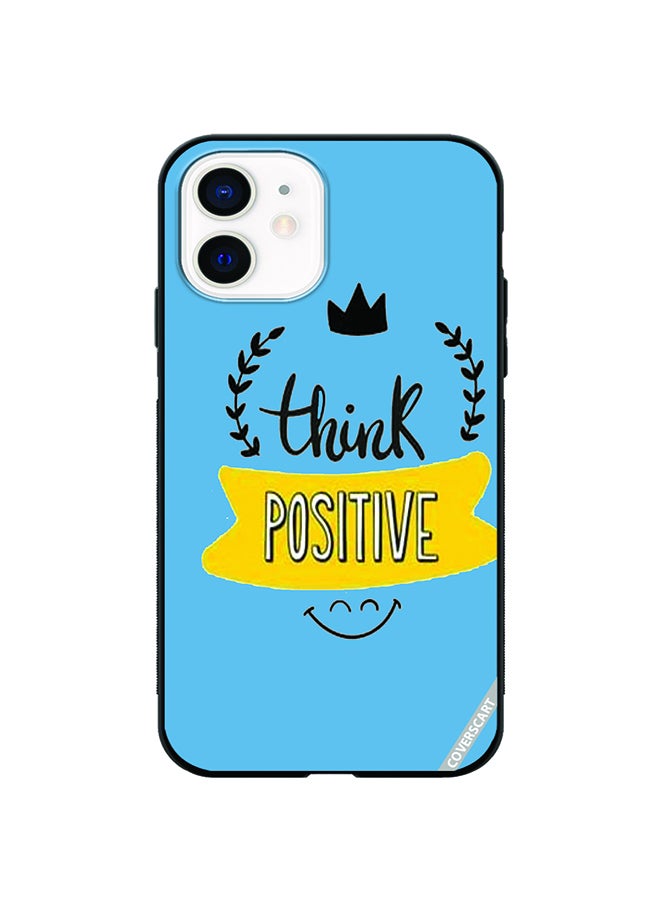 COVERSCART Protective Case Cover For Apple iPhone 11 Think Positive Design Multicolour - Image 1