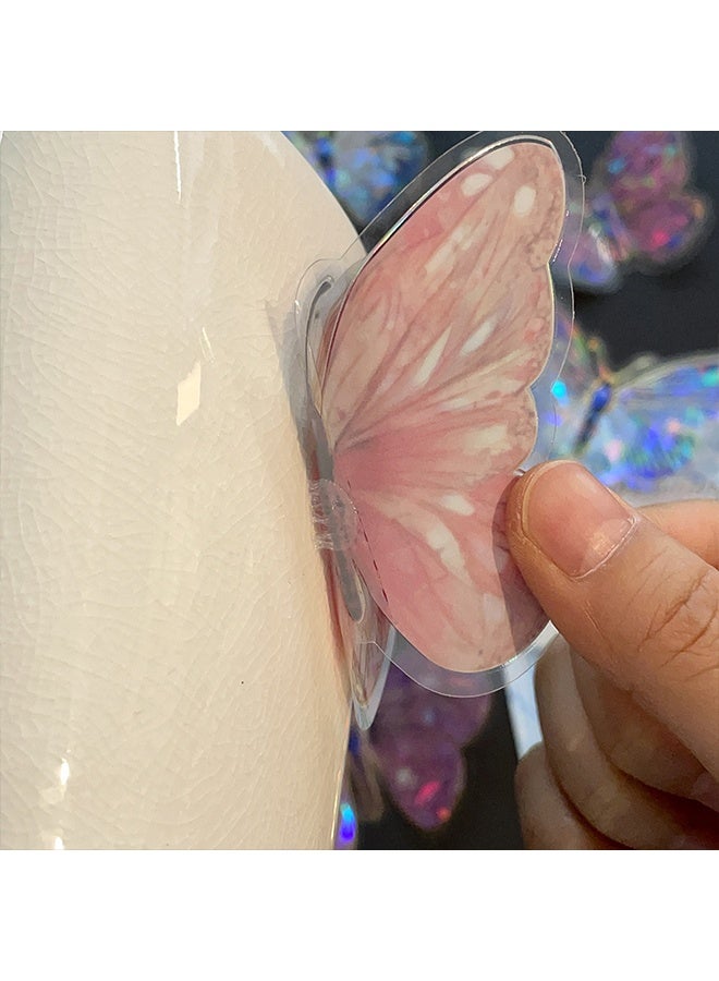 10PCS 3D Butterfly Wall Decor Stickers,Removable PVC Multi-Size (2.8"-3.9")DIY Removable Wall Art Decal for Kids Room, Nursery, Bedroom, Classroom, Party Decoration - Image 3