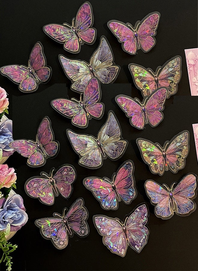 10PCS 3D Butterfly Wall Decor Stickers,Removable PVC Multi-Size (2.8"-3.9")DIY Removable Wall Art Decal for Kids Room, Nursery, Bedroom, Classroom, Party Decoration - Image 1