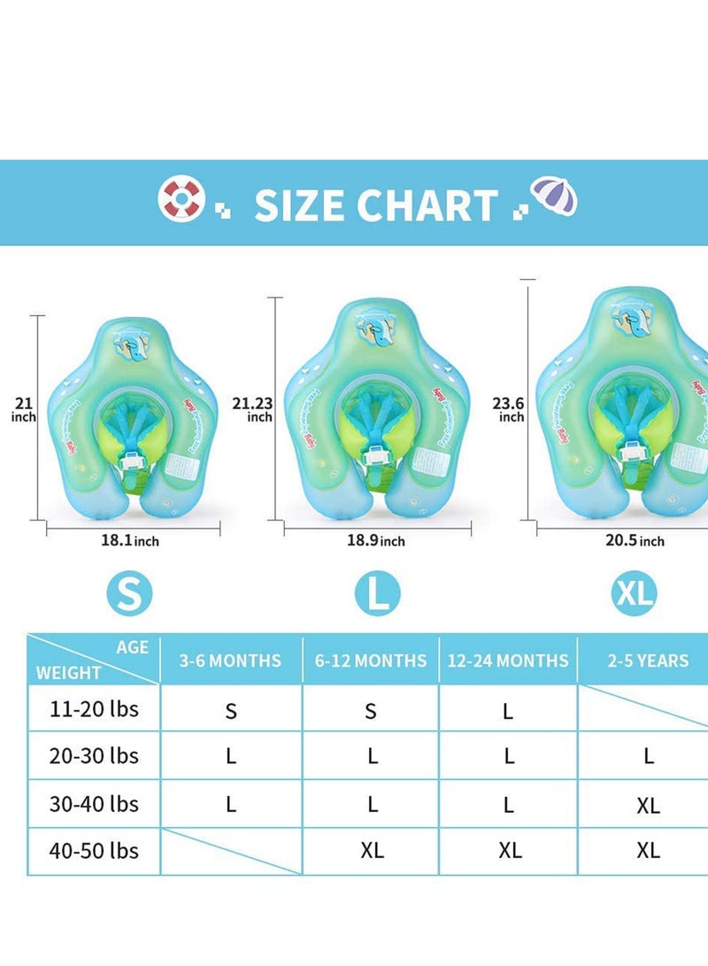 Baby Inflatable Swimming Float Ring Children Waist Floats Pool Toys Accessories Toddler Swim for The Age of 3-36 Months L - Image 5