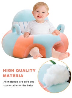 URbazaar Baby Sitting Support Seat Sofa, Infant Learning Chair Head Protect - Breathable Crystal Fabric, Feather Cotton Filling, Perfect Toddler Gift to Learn to Sit  - Image 4