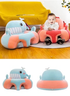 URbazaar Baby Sitting Support Seat Sofa, Infant Learning Chair Head Protect - Breathable Crystal Fabric, Feather Cotton Filling, Perfect Toddler Gift to Learn to Sit  - Image 5