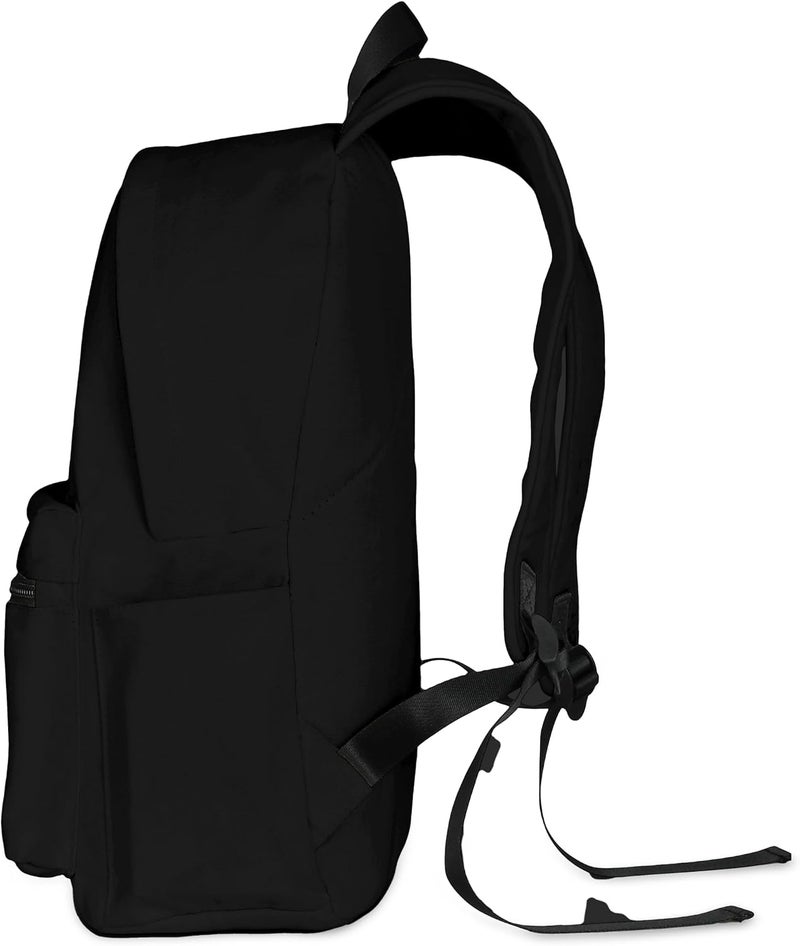 giftology Lemgo Canvas Backpack 15 Inch Laptop Bag, Durable 12oz Canvas Casual Daypack with Front Zipper Pocket, Side Pocket, Lightweight Travel Work School Backpack - Image 3