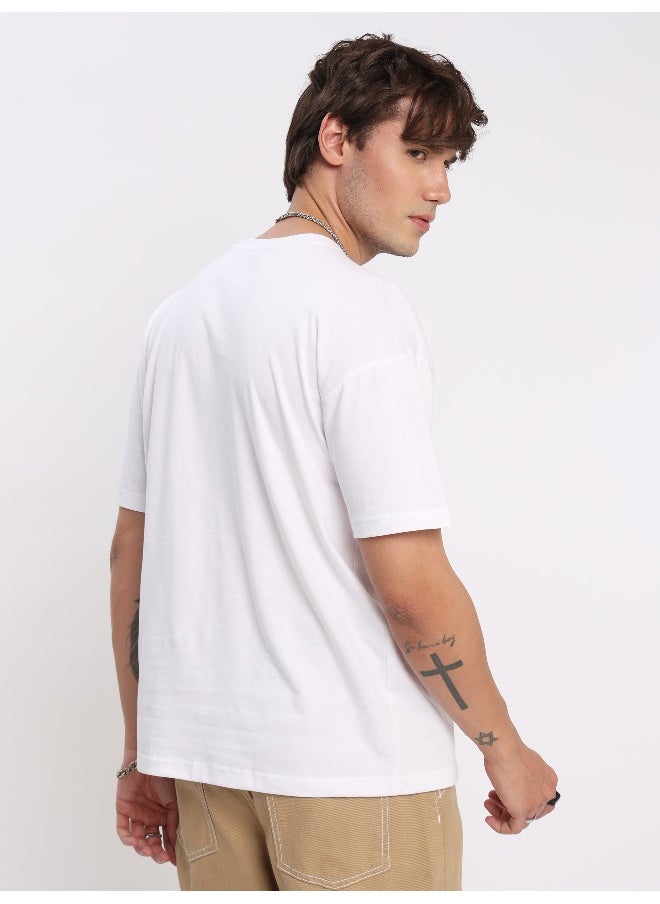 Beyoung Brothers Forever Printed Oversized T-shirt for Men  - Image 2