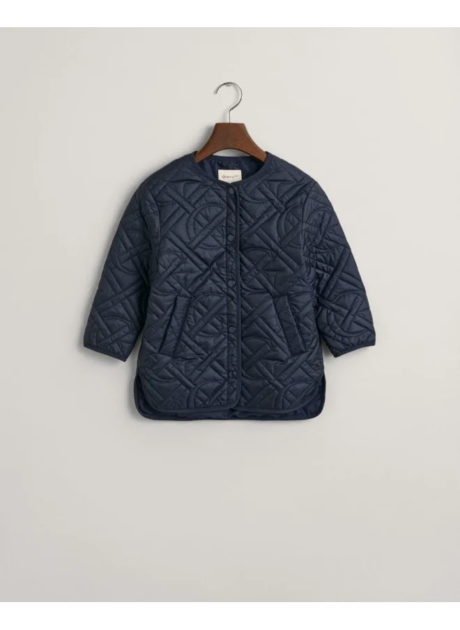 غانت Gant Girls Monogram Quilted Liner Jacket