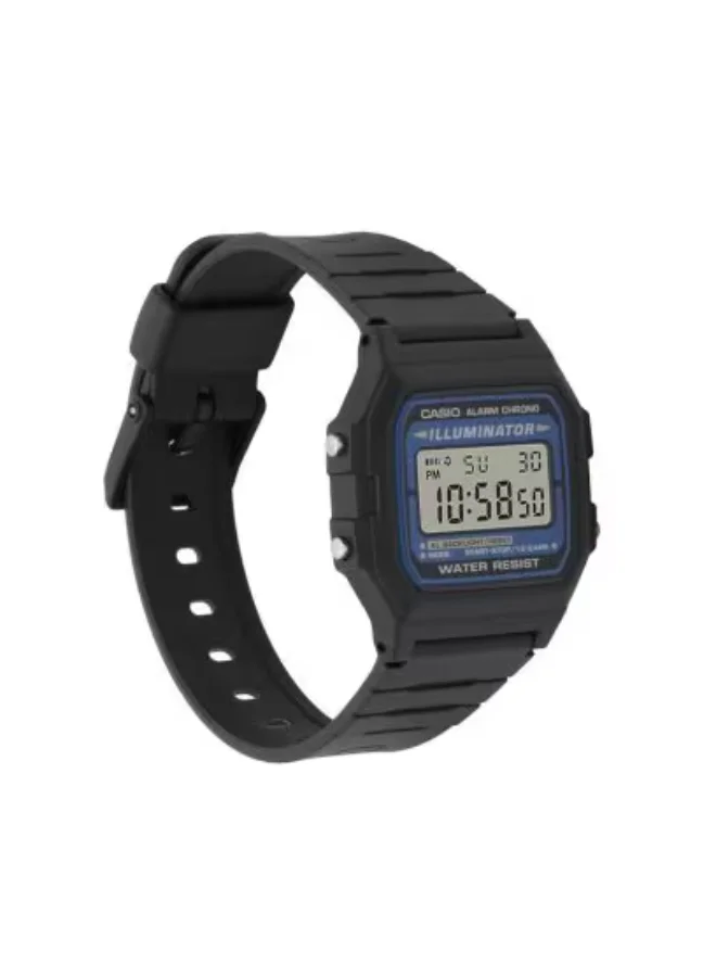 CASIO Unisex Resin Digital Watch F-105W-1ADF - 35.4 mm