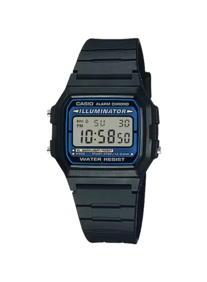 CASIO Unisex Resin Digital Watch F-105W-1ADF - 35.4 mm