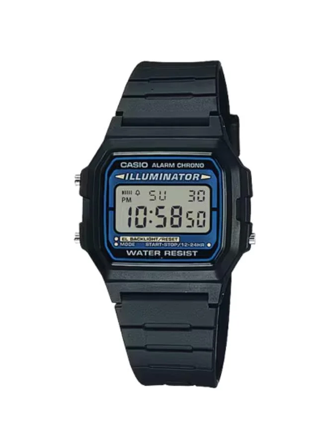CASIO Unisex Resin Digital Watch F-105W-1ADF - 35.4 mm
