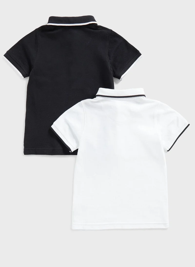 mothercare Kids 2 Pack Essential Polo