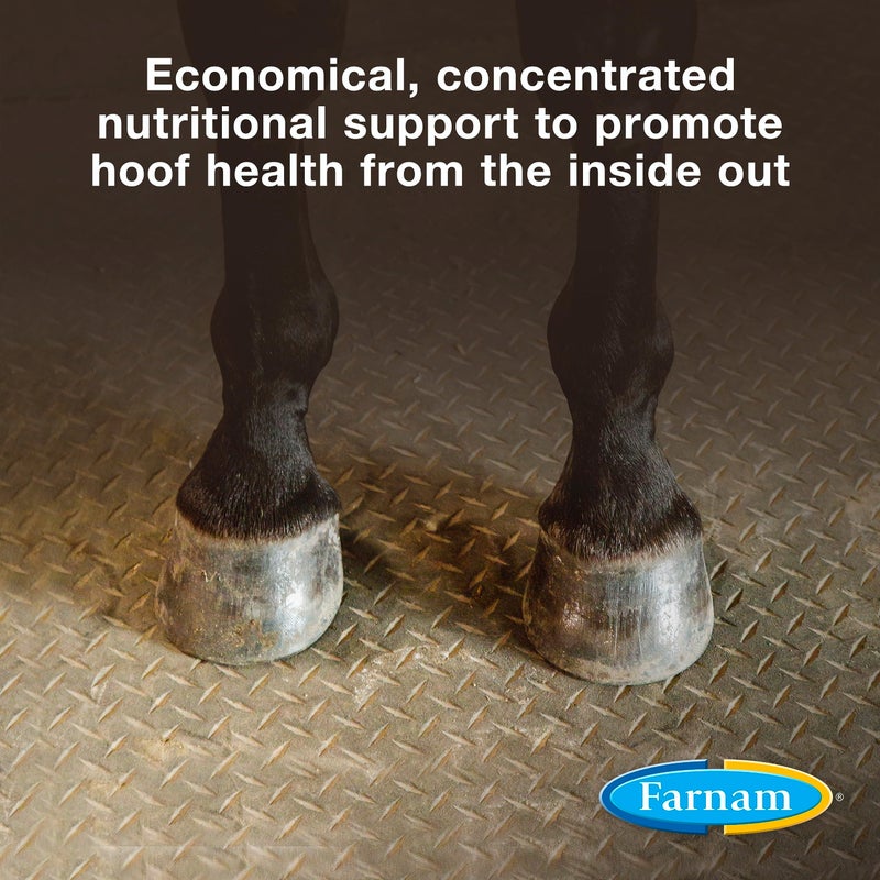 Farnam Horseshoer's Secret Pelleted Hoof Supplements Concentrate, Economic formula with 25 mg. of biotin per 2 oz. serving, 3.75 lb., 30 day supply - Image 2