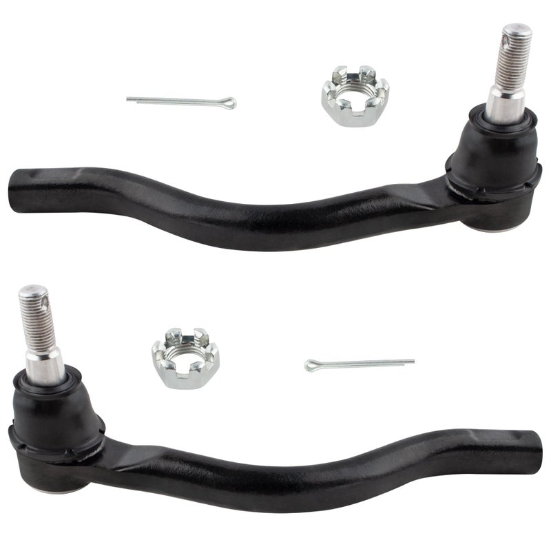 BOXI 2pcs Front Outer Tie Rods Fit for Nissan Maxima 20092013 2014 2015 2016 2017 2018Altima 2007 2008 2009 2010 2011 2012 2013 2014 2015Murano 2009 2010 2011 2012 FWD Only ES800357 ES800358
