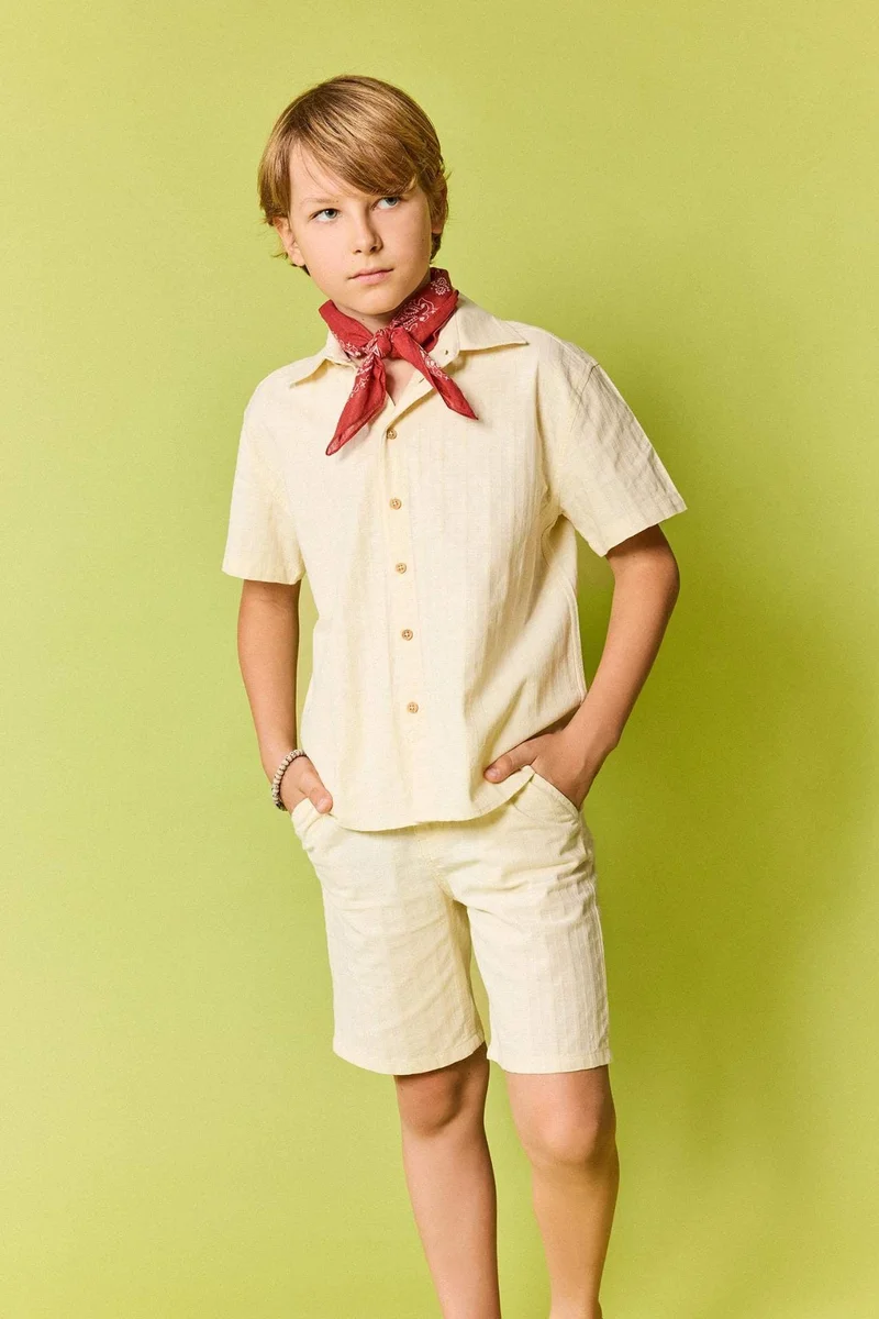 ديفاكتو Regular Fit Short Sleeve Shirt