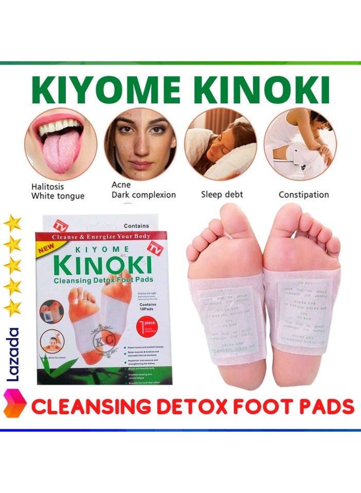 Kinoki Detox Foot Patch Bamboo Pads Patches With Foot Care Tool Improve Sleep Slimming Feet Sticker - Image 1