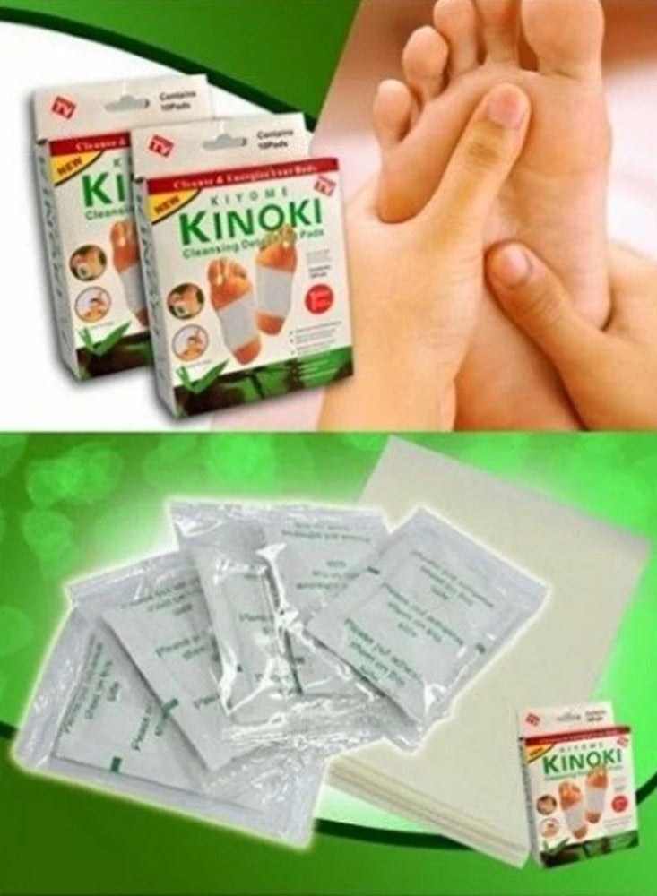 Kinoki Detox Foot Patch Bamboo Pads Patches With Foot Care Tool Improve Sleep Slimming Feet Sticker - Image 5