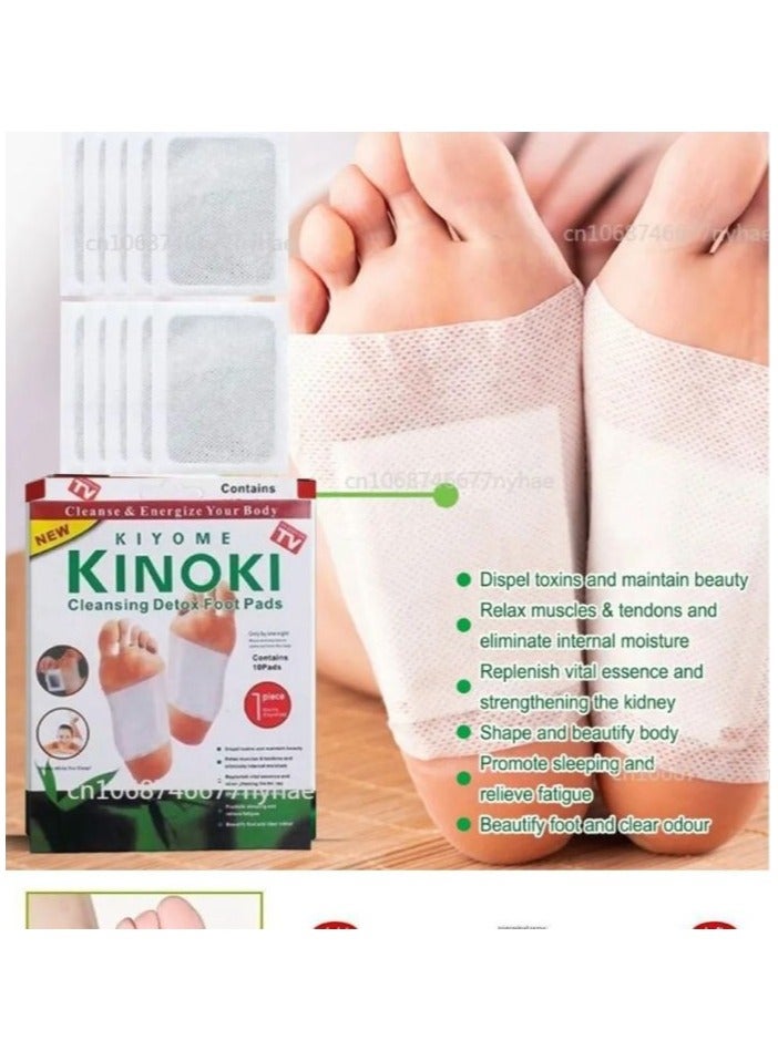 Kinoki Detox Foot Patch Bamboo Pads Patches With Foot Care Tool Improve Sleep Slimming Feet Sticker - Image 2