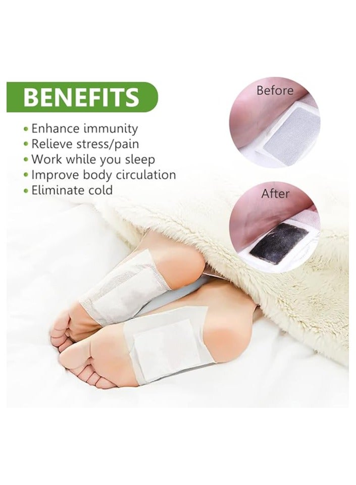 Kinoki Detox Foot Patch Bamboo Pads Patches With Foot Care Tool Improve Sleep Slimming Feet Sticker - Image 3