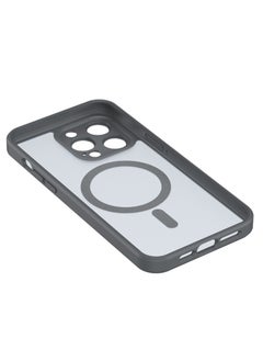 Huntkey iPhone 15 Pro Magsafe Case Clear【Strong Magnet N52】【Shockproof Airbag Protection】iPhone 15 Pro Cover Black Anti-Scratch Cover for iPhone 15 Pro Clear Inclusive lens (Gray) - pzsku/ZB6C91E5A4A2BFCF582BBZ/45/_/1718968609/4fc67d2f-3371-4c56-a9e1-73fcba61afc8