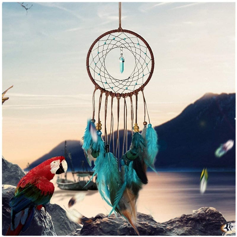 Dremisland Dream Catcher  Handmade Traditional Feather Wall Hanging Home Decoration Decor Ornament Craft 