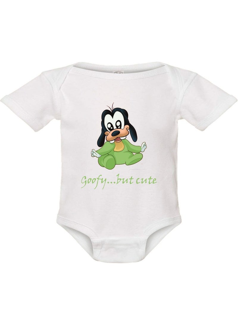 Pikkaboo Goofy Baby Bodysuit Onesie, 12-18 months - Image 1
