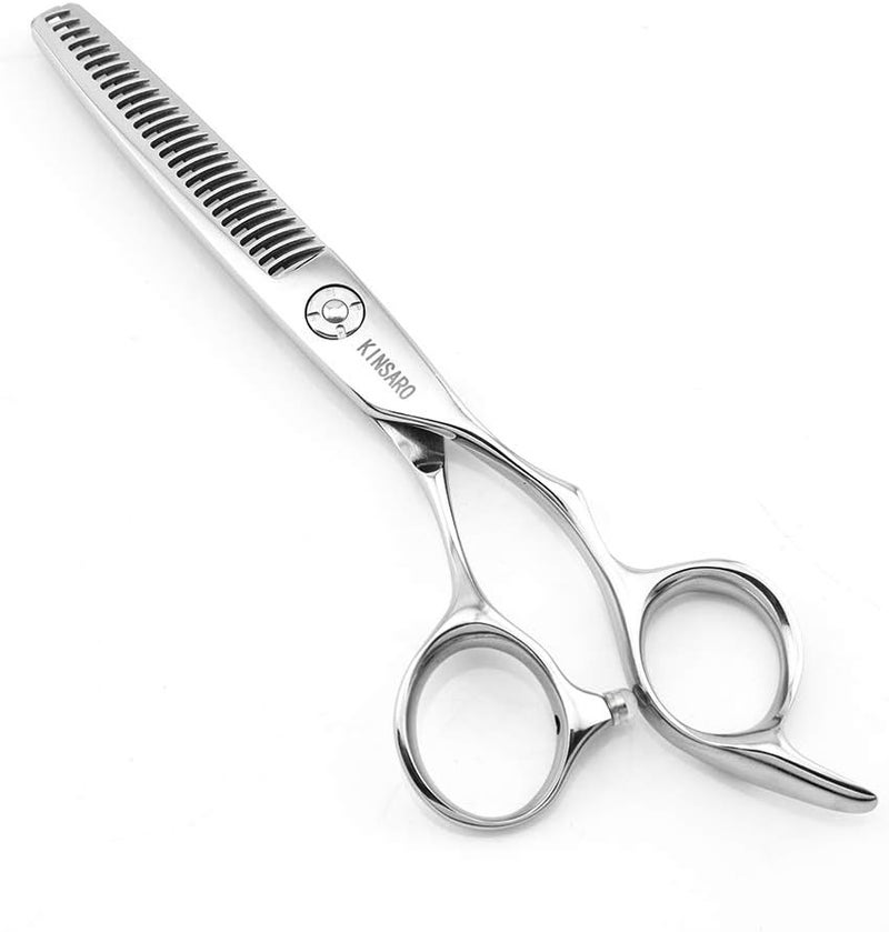 KINSARO Barber Scissors 575 Inch Hair Thinning Shears Professional Razor Edge 440c